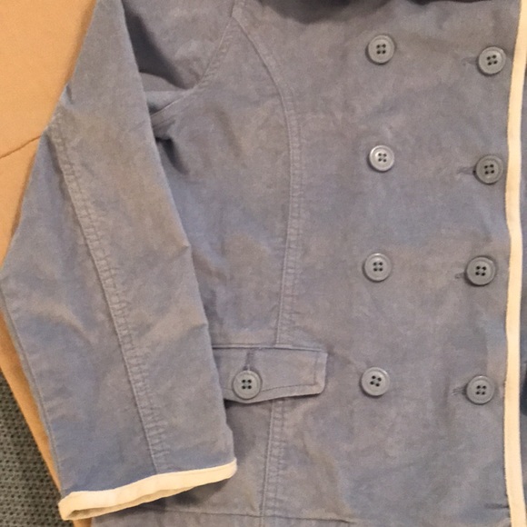 Girls Hartstrings Light Blue Coat - Picture 4 of 11